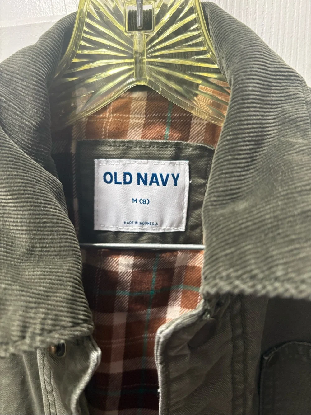 Old Navy Olive Green Kids Utility Field Jacket